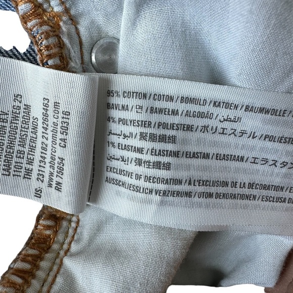 Abercrombie Kids Skinny Jean Blue Size Slim 15/16. - Picture 7 of 10